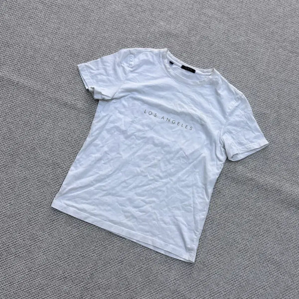 [BUNJANG] Guess Women's Short Sleeve T-Shirt (Lettering Faded) / M 게스 여성 반팔 티셔츠 (레터링지워짐) 0728E