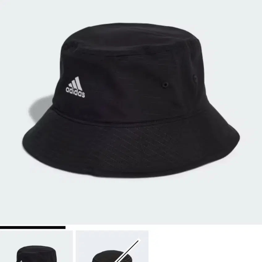 [BUNJANG] Adidas Classic Cotton Bucket Hat (Black, OSFM) / 아디다스 클래식 코튼 버킷햇(새상품)