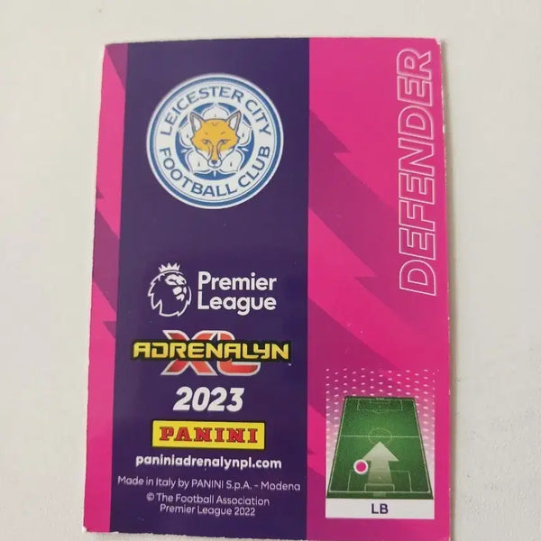 [BUNJANG] Leicester City FC Adrenalyn XL 2023 LB Card / 레스터 시티 FC 아드레날린 XL 2023 LB 카드