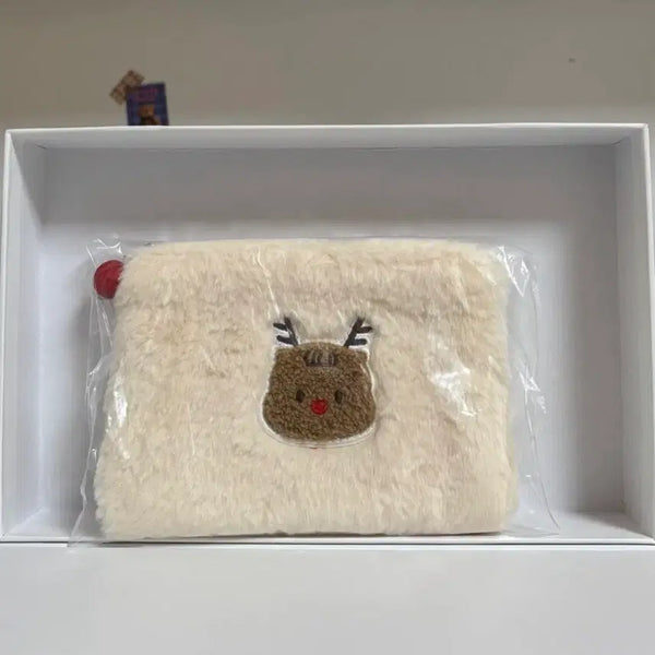 [BUNJANG] Laneige Holiday Fur Pouch / 라네즈 홀리데이 털 파우치