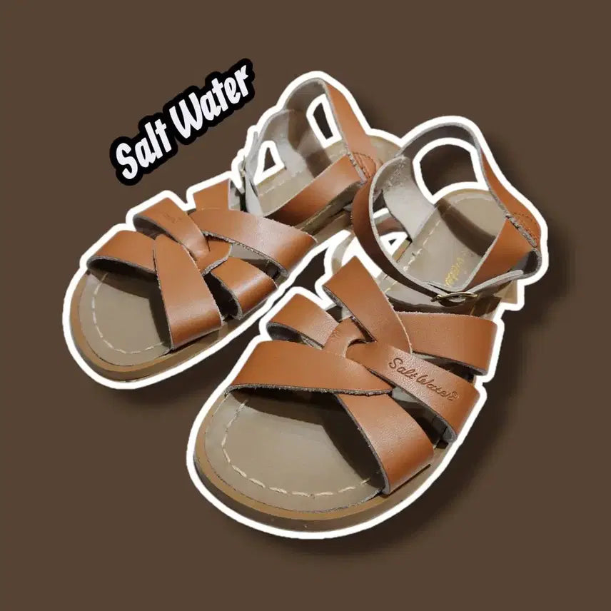 [BUNJANG] Saltwater Swimmer Sandals (Size 6W/8 - 240mm) with Reinforced Sole / 240/ Soltwater 솔트워터 스위머 샌들 밑창보강 탄 /0728