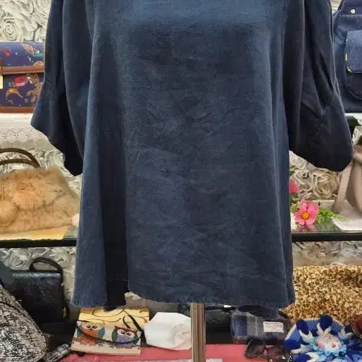 [BUNJANG] SOMARI IMAGINATION 100% Linen Flare Blouse (Free Size) / SOMARI IMAGINATION 마100% 플레어 블라우스(FREE)