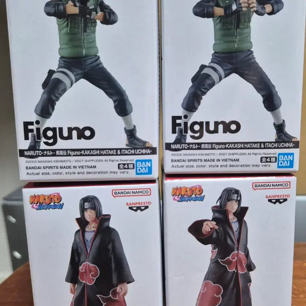 [BUNJANG] Naruto Shippuden Pignono Figure Kakashi/Itachi (A,B,C,D) - Sealed Full Set / 미개봉 풀셋)) 나루토 질풍전 피그노 피규어 카카시/이타치(a,b,c,d)