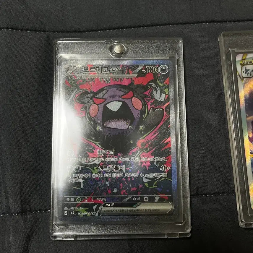 [BUNJANG] Pokemon Card Morpeko EX SAR / 포켓몬 카드 모르페코 EX Sar