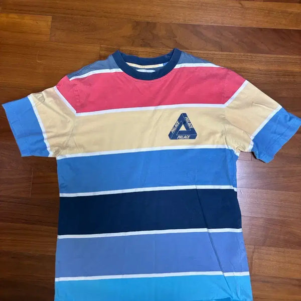 [BUNJANG] Palace Stripe Short Sleeve T-Shirt L / 팔라스 스트라이프 반팔 티셔츠 L
