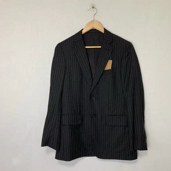 [BUNJANG] Paul Smith x Zegna Striped Black Blazer (Unisex) / 폴스미스 X 제냐 이태리 스트라이프 블랙 블레이저 남녀공용 긱시크