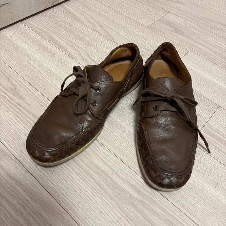 [BUNJANG] Bottega Veneta Leather Loafers Brown Size 41 (US 8) / 보테가베네타 정품 로퍼