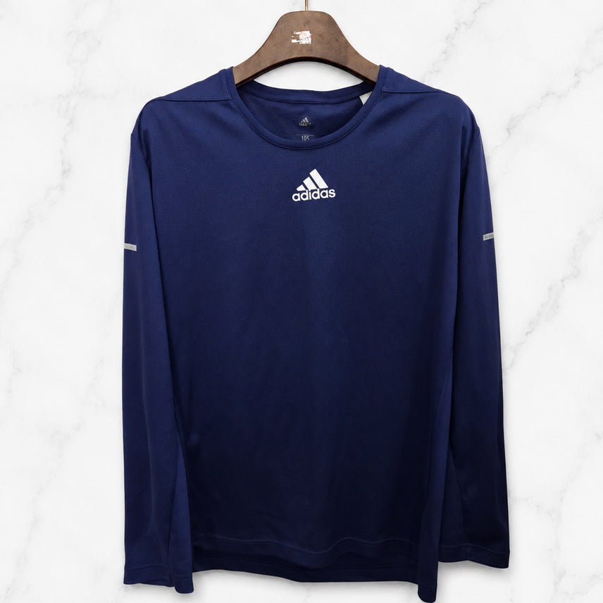 [BUNJANG] Adidas Running Long Sleeve T-Shirt / 105,XL )) adidas 아디다스 러닝 긴팔티셔츠! 가운데 로고~