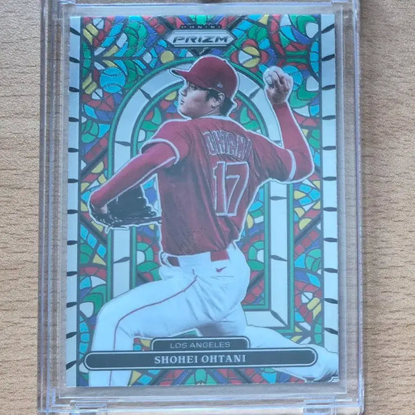 [BUNJANG] MLB 2022 Panini Prizm Shohei Ohtani LA Angels Stained Glass Card / MLB 2022 파니니 프리즘 LA에인절스 오타니 쇼헤이 스테인드 글래스카드 판매합니다.