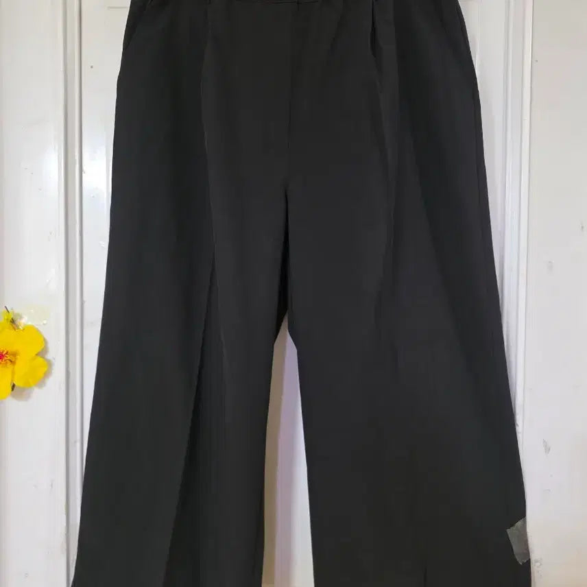[BUNJANG] Summer Wide-Leg Banding Pants / 여름 시원한 고급스러운 핏이이쁜  바스락 밴딩 통바지