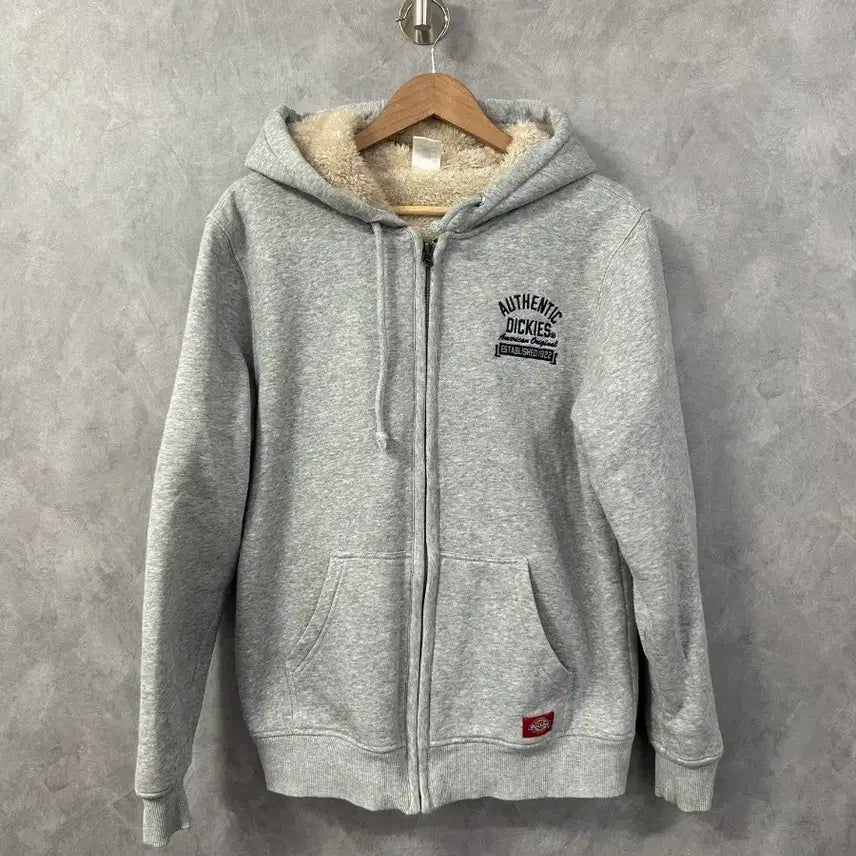 [BUNJANG] Dickies Lined Hooded Zip-Up Gray Size 95 / 디키즈 후드 집업 그레이 퍼 안감 95사이즈