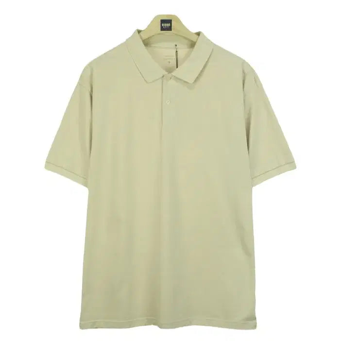 [BUNJANG] Musinsa Standard Cool Short-Sleeve Polo Shirt (Light Beige, Size 105) / 22479 [새제품] 무신사스탠다드 시원한 반팔 카라티 105 브랜구제