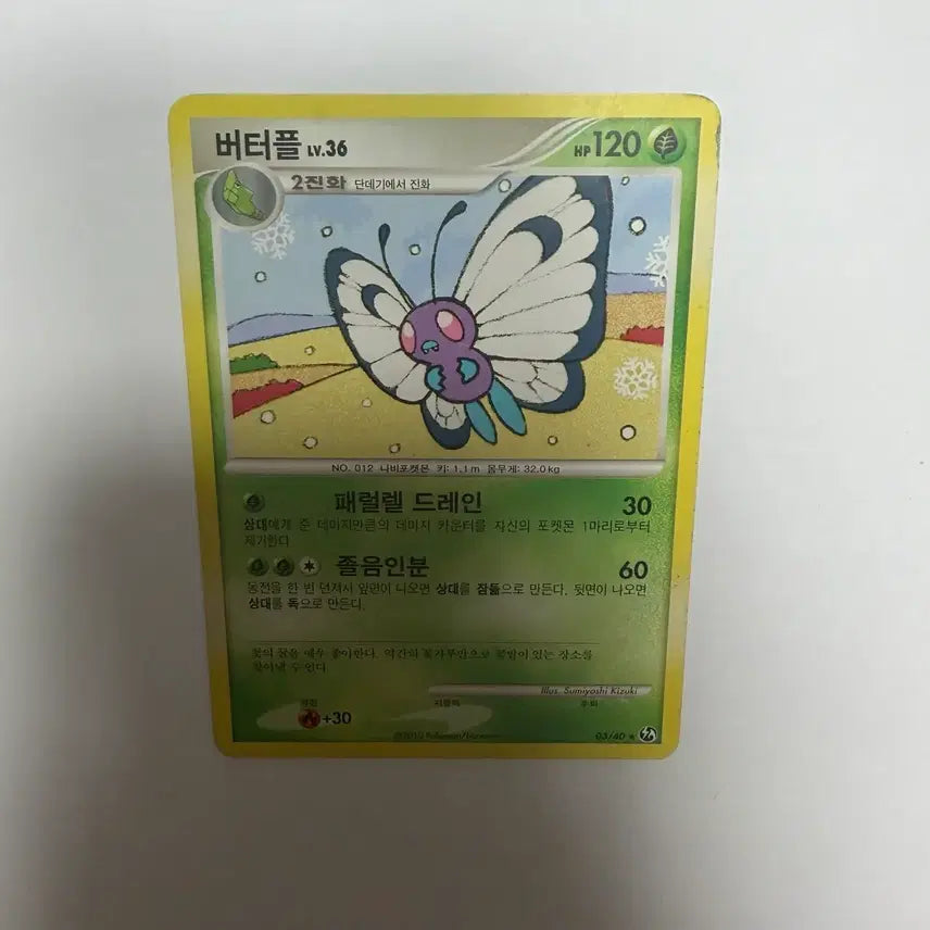 [BUNJANG] Butterfree Pokémon Card / 버터플 포켓몬카드