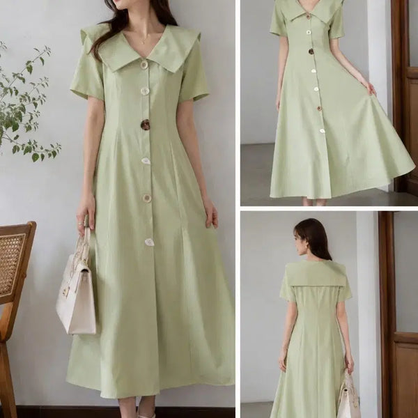 [BUNJANG] Zara Sailor Collar Dress / 자라 쎄일러카라 원피스