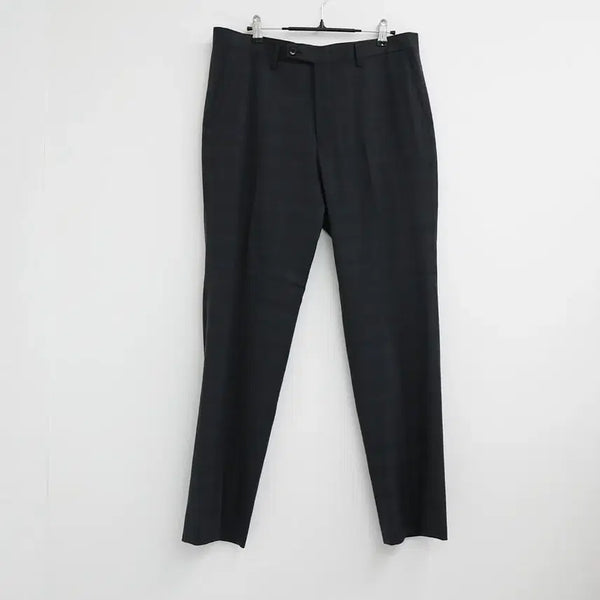 [BUNJANG] Men's Oversized Check Suit Slacks Pants / 남성 오버핏 체크 정장 슬랙스 바지 팬츠