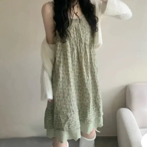 [BUNJANG] Vintage Floral Dress / 빈티지 잔꽃 원피스