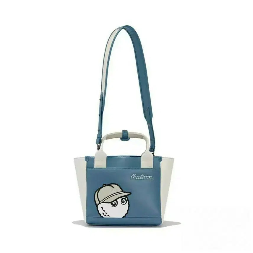 [BUNJANG] Malbon Golf Tote Bag Blue / 말본 골프  토트백 블루