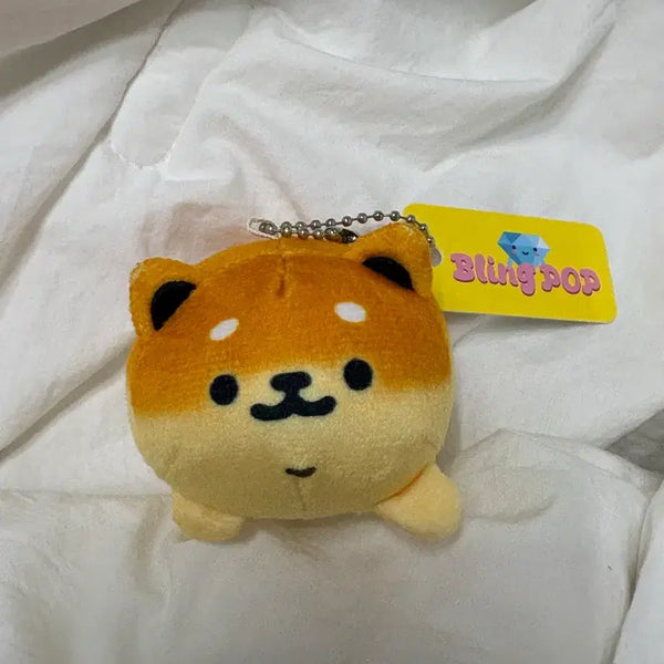 [BUNJANG] Shiba Inu Dog Plush Keychain / 시바견 강아지 인형 키링