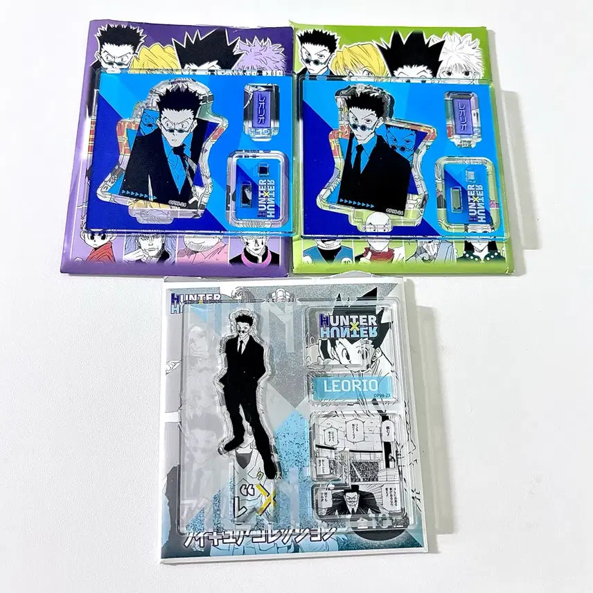 [BUNJANG] Hunter x Hunter Leorio Acrylic Stand Figure Set / 헌터x헌터 아크릴 스탠드 레오리오 피겨 아크릴 세트