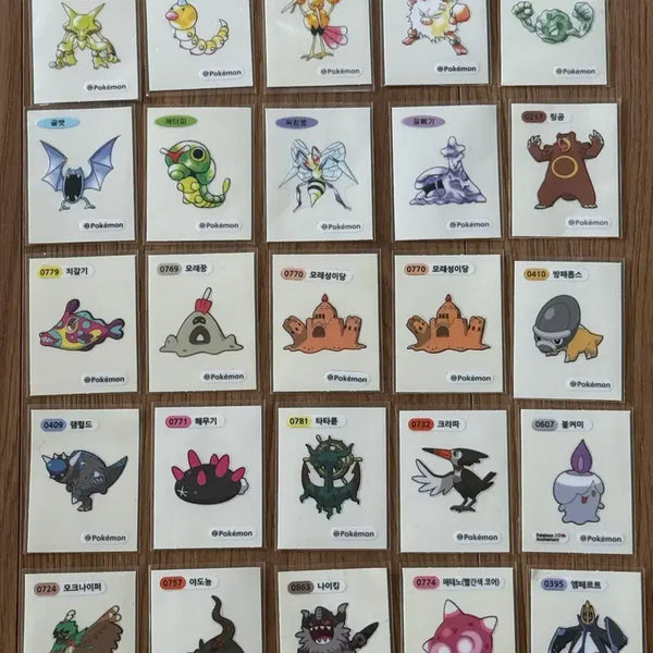 [BUNJANG] Pokemon Sticker Collection / 포켓몬 띠부씰 판매