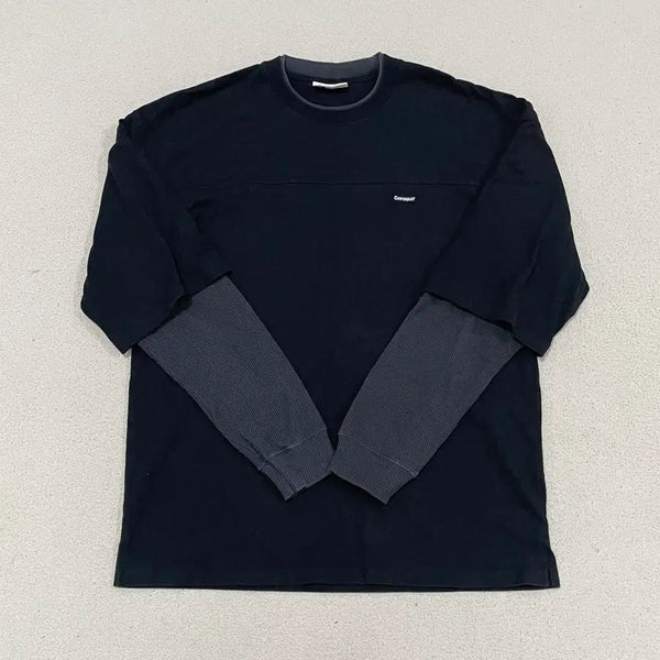 [BUNJANG] Covernat Layered Authentic Long Sleeve T-Shirt / M 커버낫 레이어드 어센틱 롱슬리브 티셔츠 0728