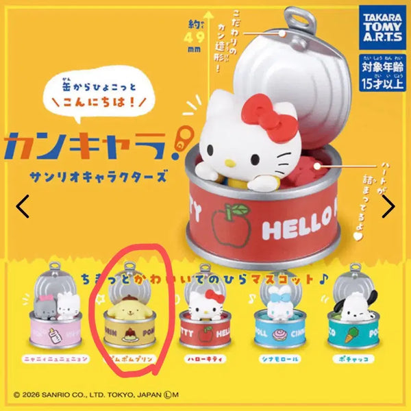 [BUNJANG] Sanrio Pompompurin Can Figure / 산리오 폼폼푸린 캔 피규어