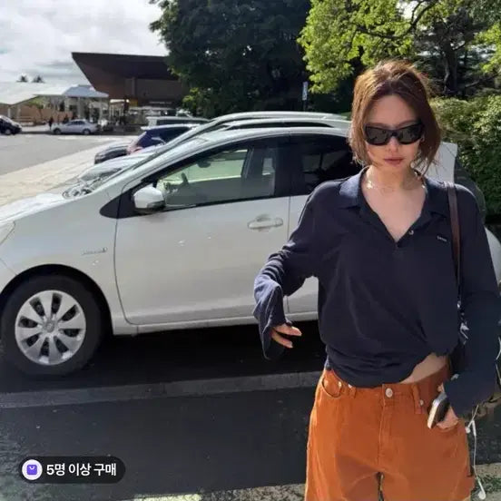 [BUNJANG] Dugistore Lightweight UV Protection Long Sleeve T-Shirt Navy XS / 듀기스토어 경량 자외선 차단 긴팔 티셔츠 네이비 xs