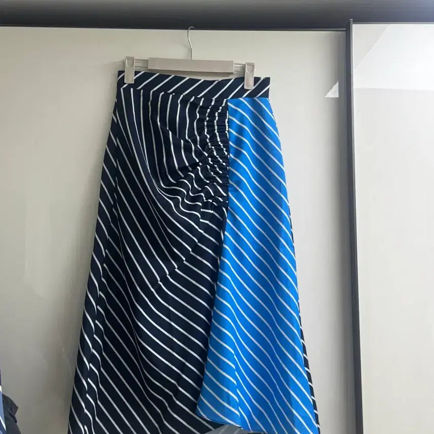 [BUNJANG] Striped Long Skirt / 보세 스트라이프 롱스커트