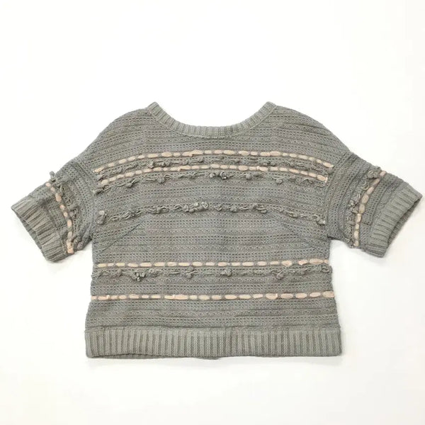 [BUNJANG] Minesse Half-Sleeve Knit Blouse / 한섬 마인 반팔 니트 블라우스
