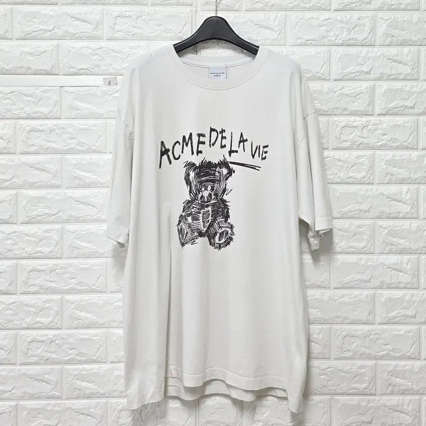 [BUNJANG] Mark Made Ravi White T-Shirt XL / XL 마크메드라비 화이트 반팔 티 E368