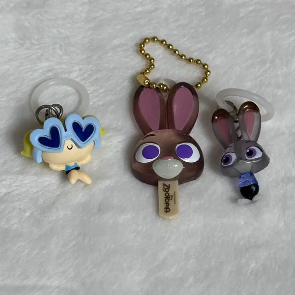 [BUNJANG] Powerpuff Girls Bubbles, Zootopia Judy, Mezzaluna Gacha Figures Bundle Set / (일괄) 파워퍼프걸 버블 주토피아 주디 메지루시 가챠 피규어