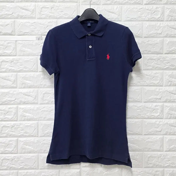 [BUNJANG] Polo Ralph Lauren Navy Short Sleeve Polo Shirt / S 폴로랄프로렌 네이비 반팔 카라티 E371