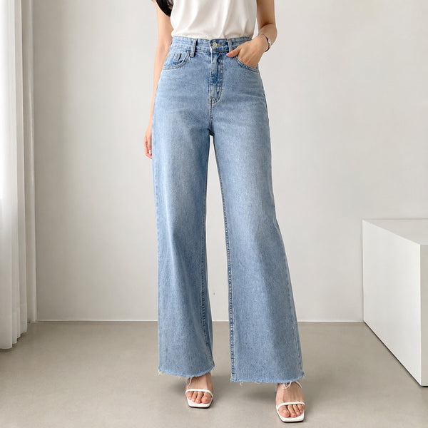 [BUNJANG] Kenneth Lady Wide Denim Pants / [26]케네스레이디 와이드 데님 팬츠