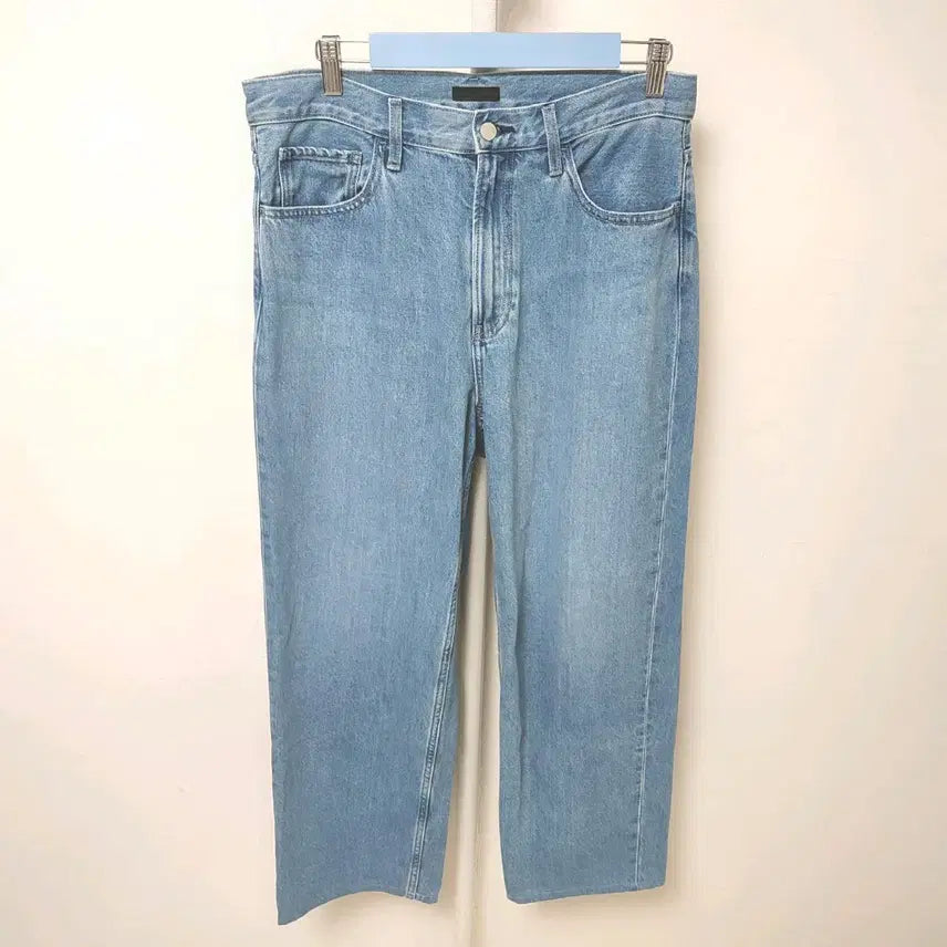 [BUNJANG] Uniqlo Men's Wide Denim Pants / [32] 유니클로 남성 와이드 청바지 새옷 수준 데님팬츠