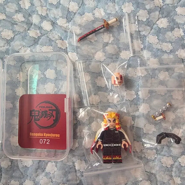 [BUNJANG] Feelings Demon Slayer Rengoku Custom Minifigure / 필링스 귀칼 렌코쿠 레고 커스텀 미니피규어 판매합니다.