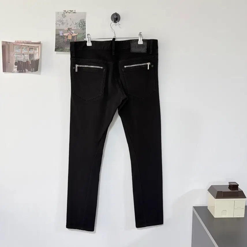 [BUNJANG] DSQUARED2 Biker Jeans Black Denim / [택포] [34] 디스퀘어드2 바이커진 블랙진 청바지
