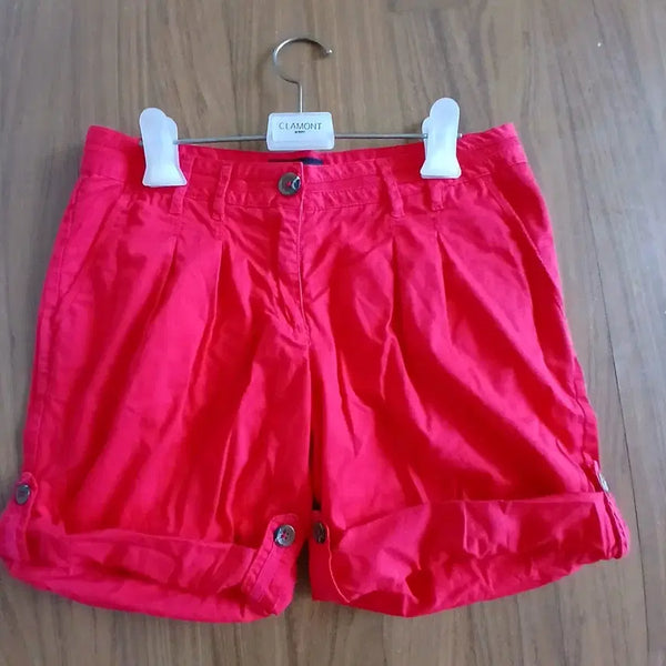 [BUNJANG] Hang Ten Red Cotton Shorts Size 30 / 26-7 행텐 레드 면 반바지 30