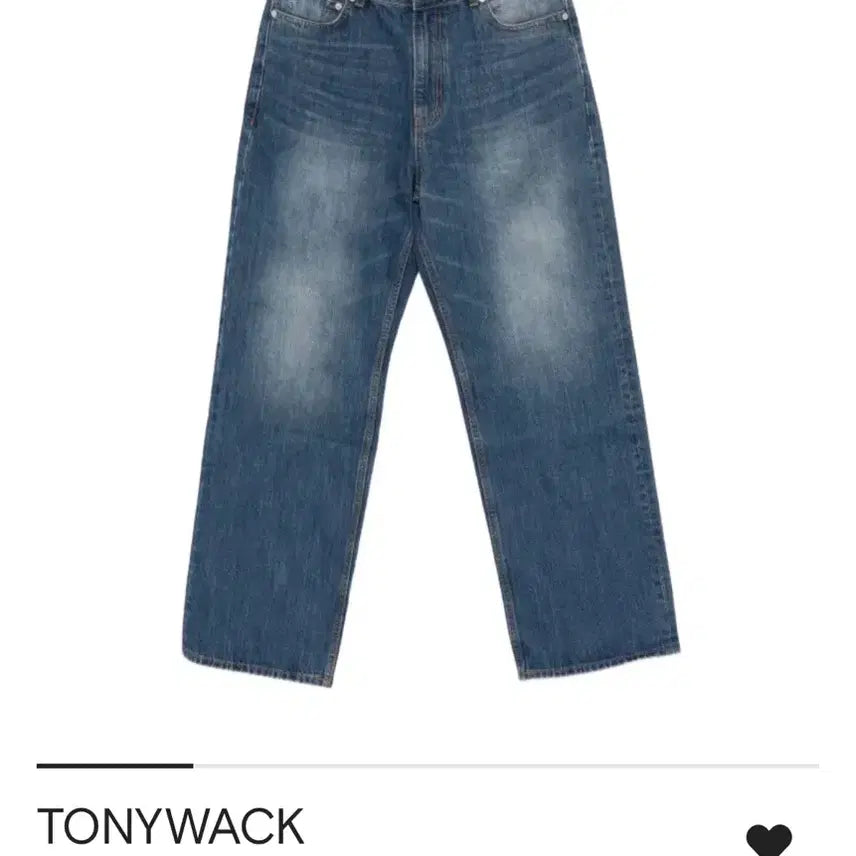 [BUNJANG] TONYWACK Loose Fit Denim Jeans / TONYWACK 루즈핏 데님진