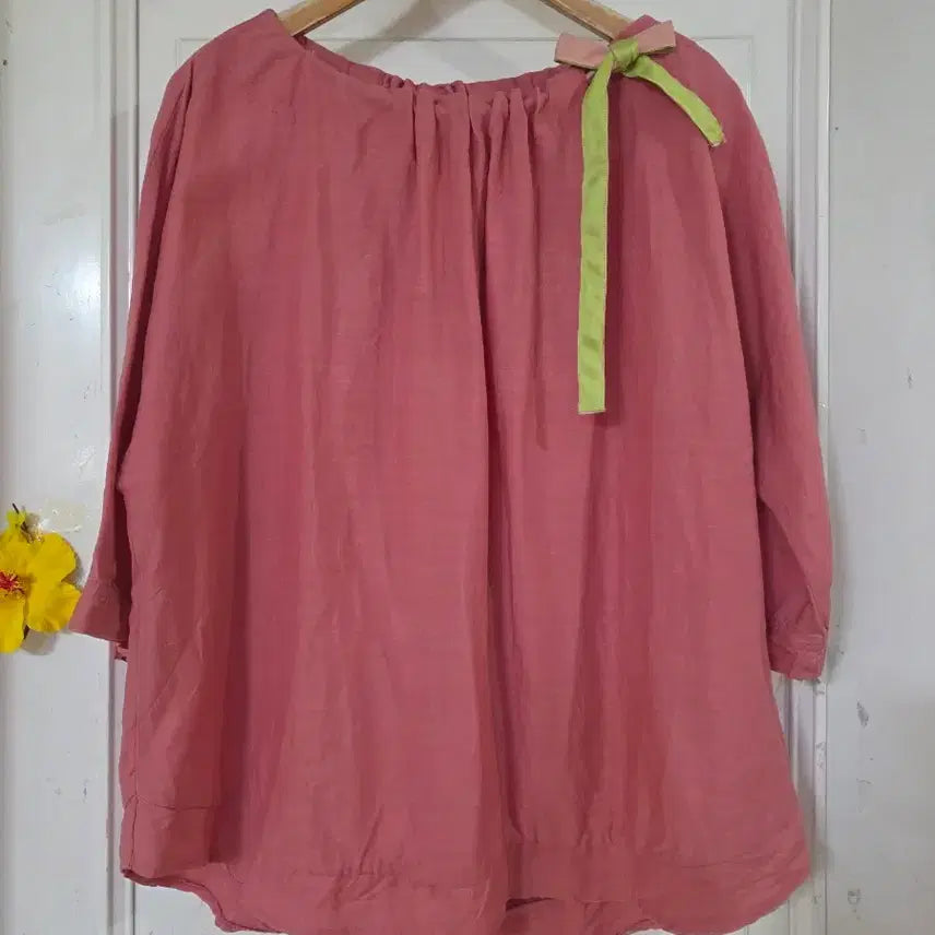 [BUNJANG] Linen Blouse / 여름 시원한 고급스러운 디자인이쁜  마 린넨  블라우스  빅사이즈