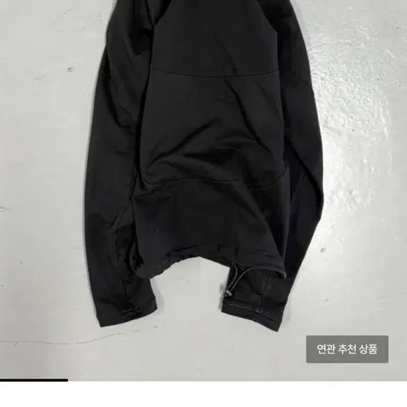 [BUNJANG] MPa Soft-Shell Half Zip Jacket (Black, Size M) / MPa SOFT-SHELL HALF ZIP (BLACK) M사이즈