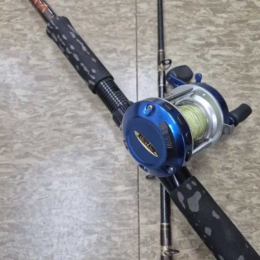 [BUNJANG] Geumyang "Gamulchi" Fishing Rod and Janggotong Reel Set / 금양 가물치 낚시대, 장구통릴 세트