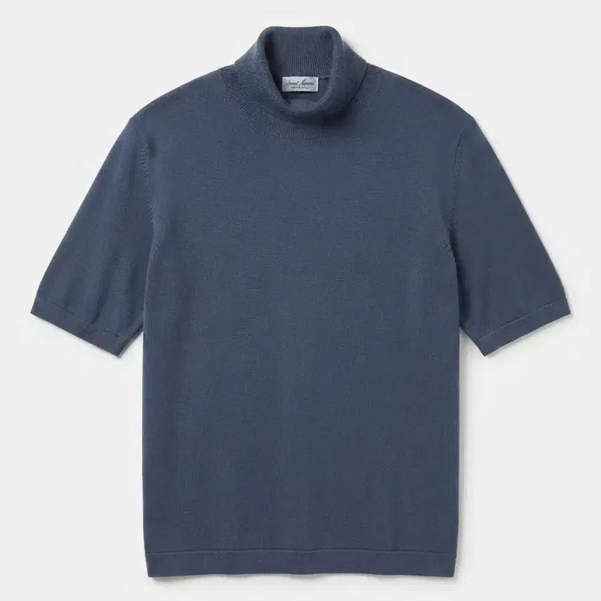 [BUNJANG] Andre Maurice Merino Wool Short Sleeve Turtleneck Knit / 안드레 모리스 메리노울 반팔 터틀넥 니트 55