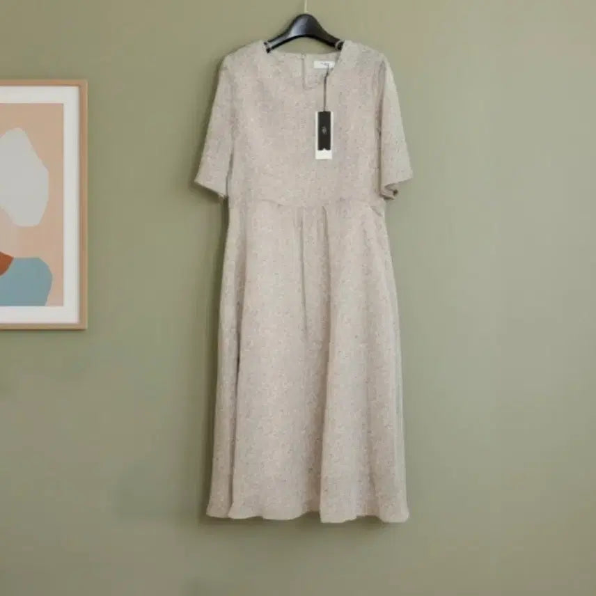[BUNJANG] Women's Chiffon Floral Print Summer Dress Size 55 / 새상품 55 여성 쉬폰 원피스 꽃무늬 원피스 여름원피스 55 새제품