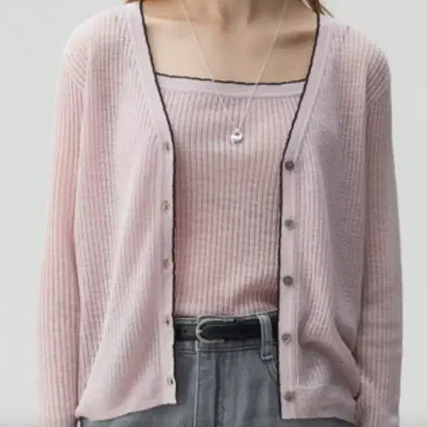 [BUNJANG] Mind Bridge Cardigan and Cami Set / 마인드 브릿지 가디건,나시 세트