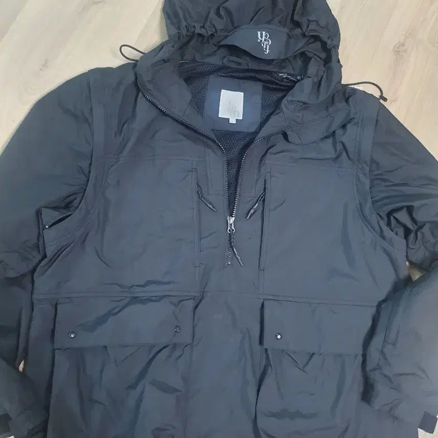 [BUNJANG] Patch Sunday 3-Way Anorak Black / 패치선데이 3way아노락
