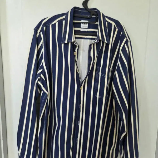[BUNJANG] Zara Man Striped Shirt XL / ZARA MAN 스트라이프 남성셔츠 XL