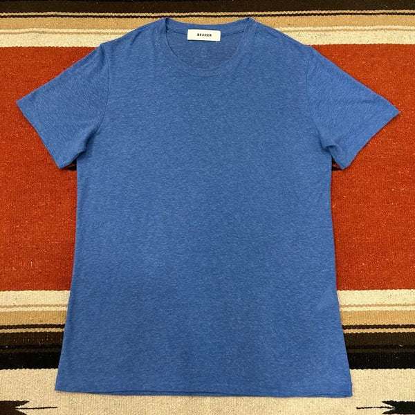 [BUNJANG] Beaker Linen Short Sleeve T-Shirt / 비이커 린넨 반팔티