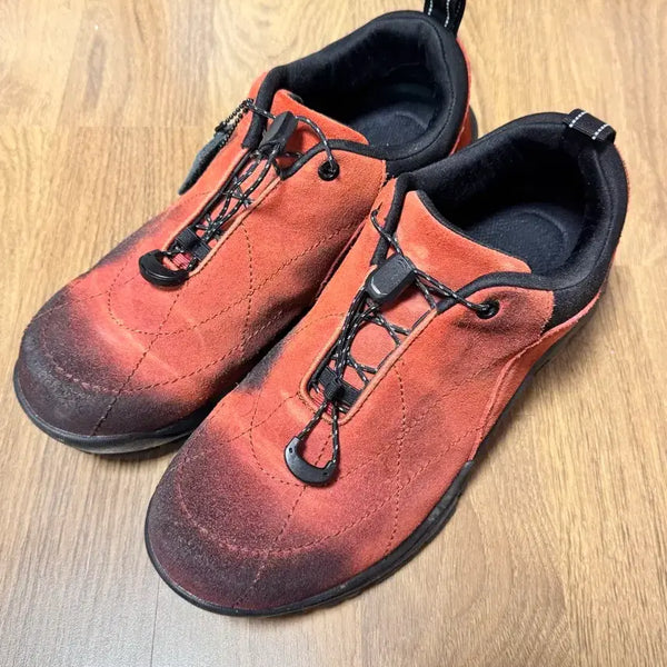 [BUNJANG] Yase Forest Wax Washing Hiking Shoes Red / 야세 포레스트 왁스 워싱 하이킹 슈즈 레드