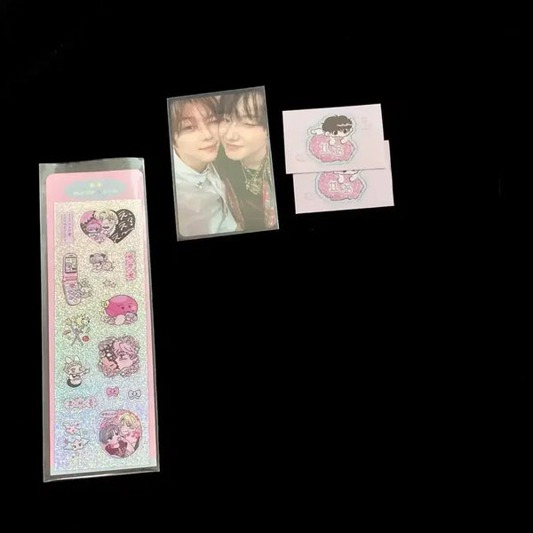 [BUNJANG] NCT WISH Sion & Riku Saeyoon Sticker Set (Unreleased Goods) / 엔시티위시 시온 사쿠야 시오빵즈 샄숀 스테디 유닛 포카 부쿠님 bukoo님 마론님 스티커 비공굿