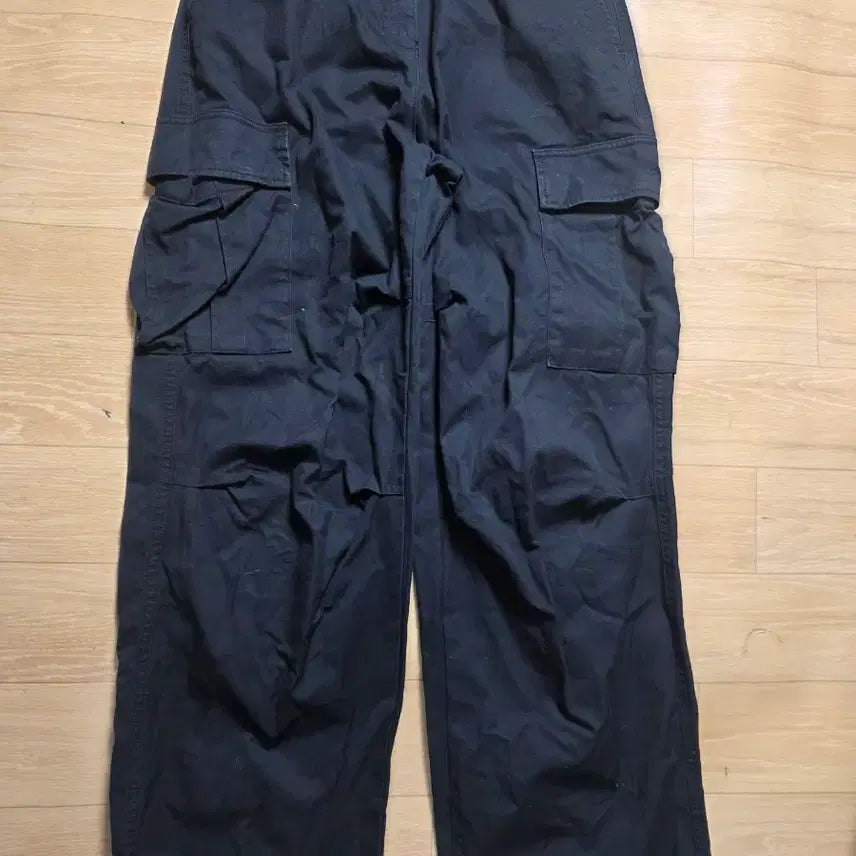[BUNJANG] Musinsa Standard Black Cargo Jogger Pants Size 27 / 27.무신사 스탠다드 블랙 카고조거팬츠 팬츠 . 길이102cm